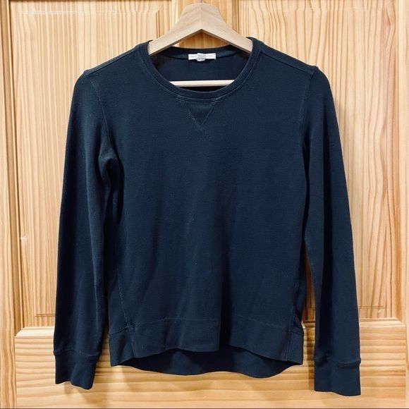 Rockets of Awesome Washed black crewneck soft long sleeve shirt top 10 12 - Picture 1 of 5